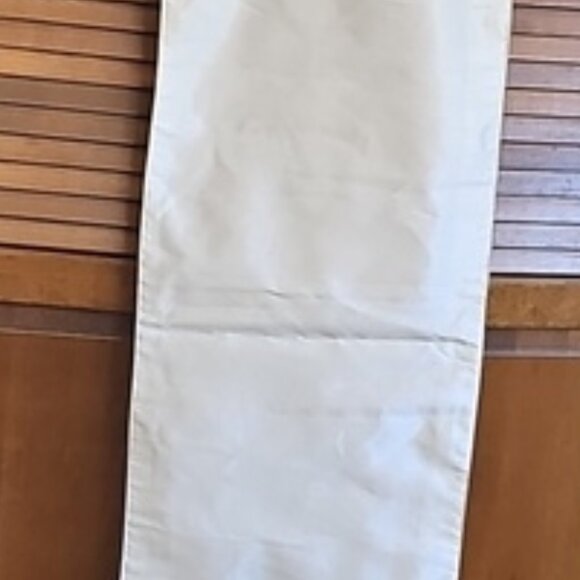 Vintage Chestnut Lane Embroidered Cream Table Runner Holiday Christmas 14 x 71in - Picture 9 of 10